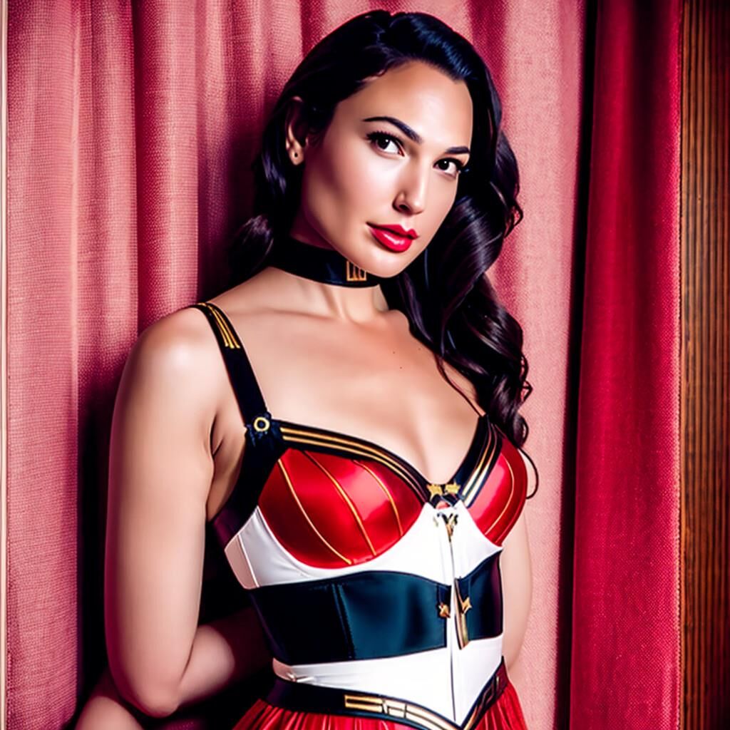 Gal Gadot sieht als Pinup sexy aus.