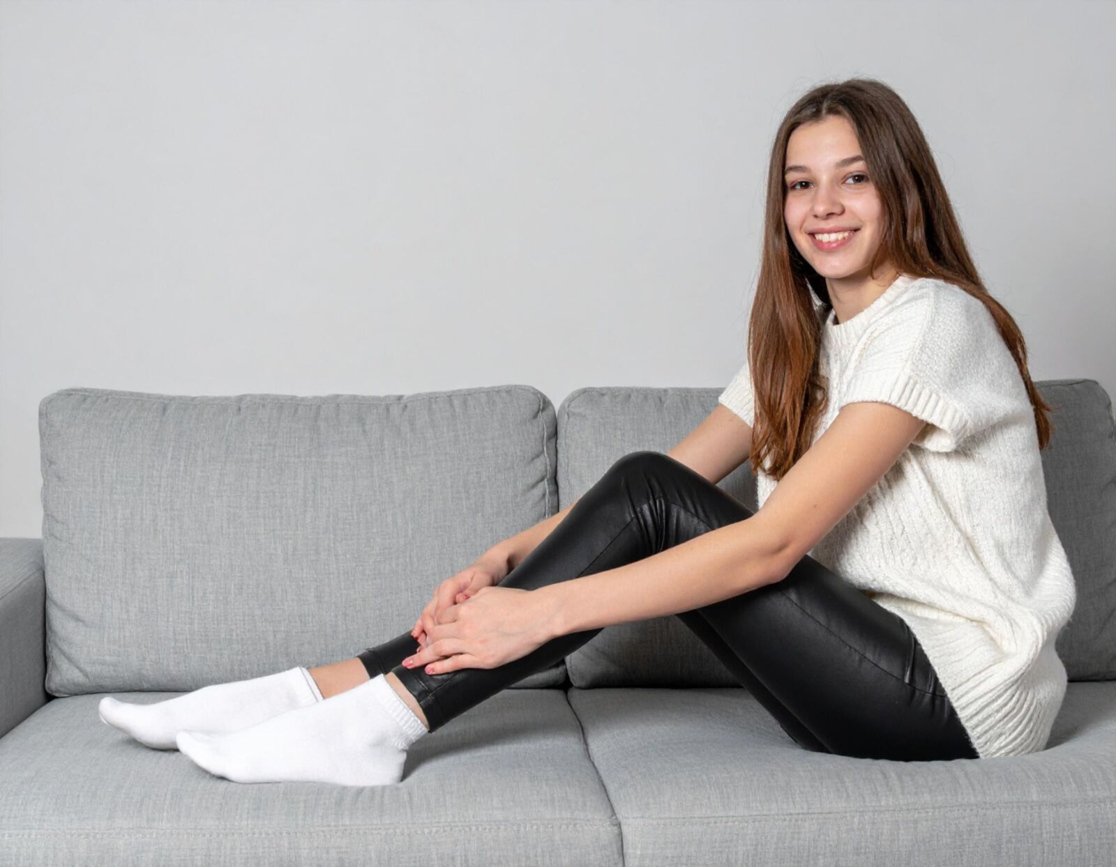 AI Leder -Leggings und Socken