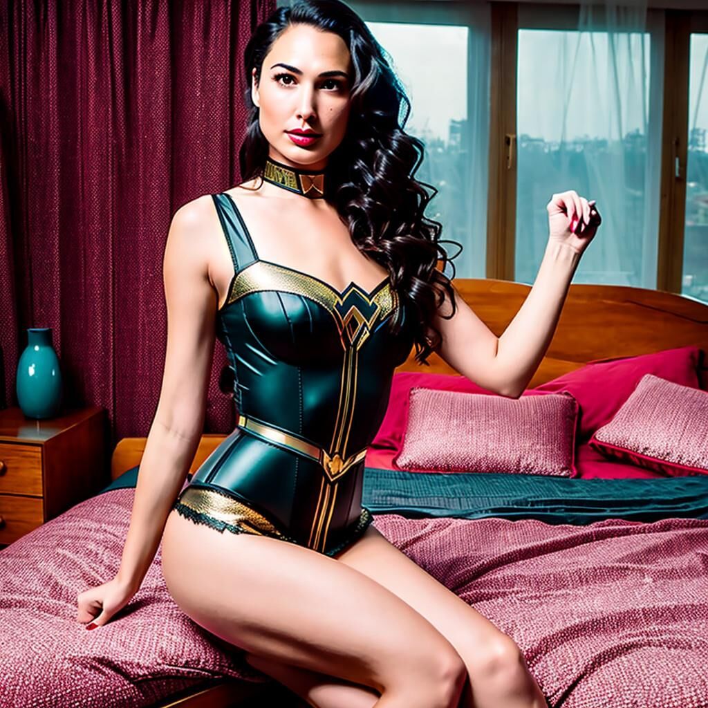 Gal Gadot sieht als Pinup sexy aus.