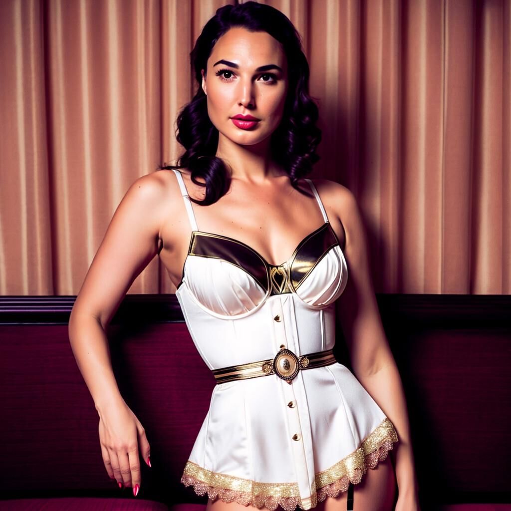 Gal Gadot sieht als Pinup sexy aus.