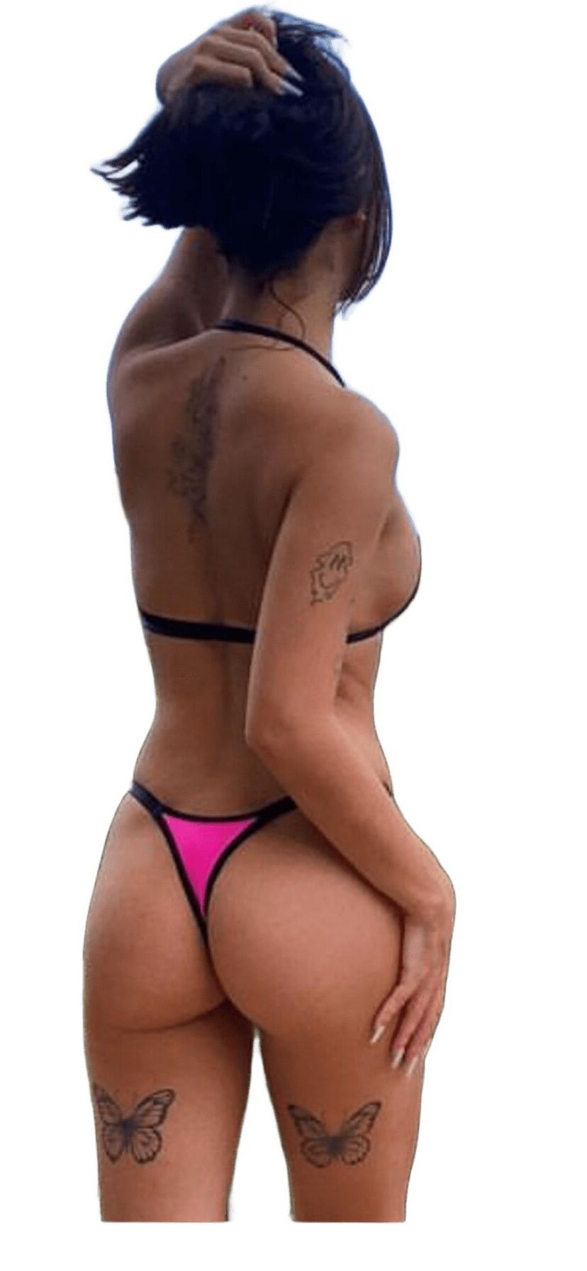 Latina Cute Big Butt Stickers 