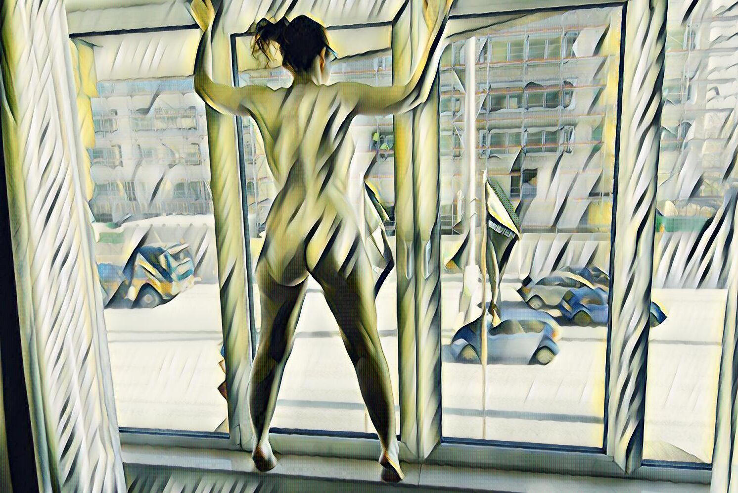 hot girls in windows#
