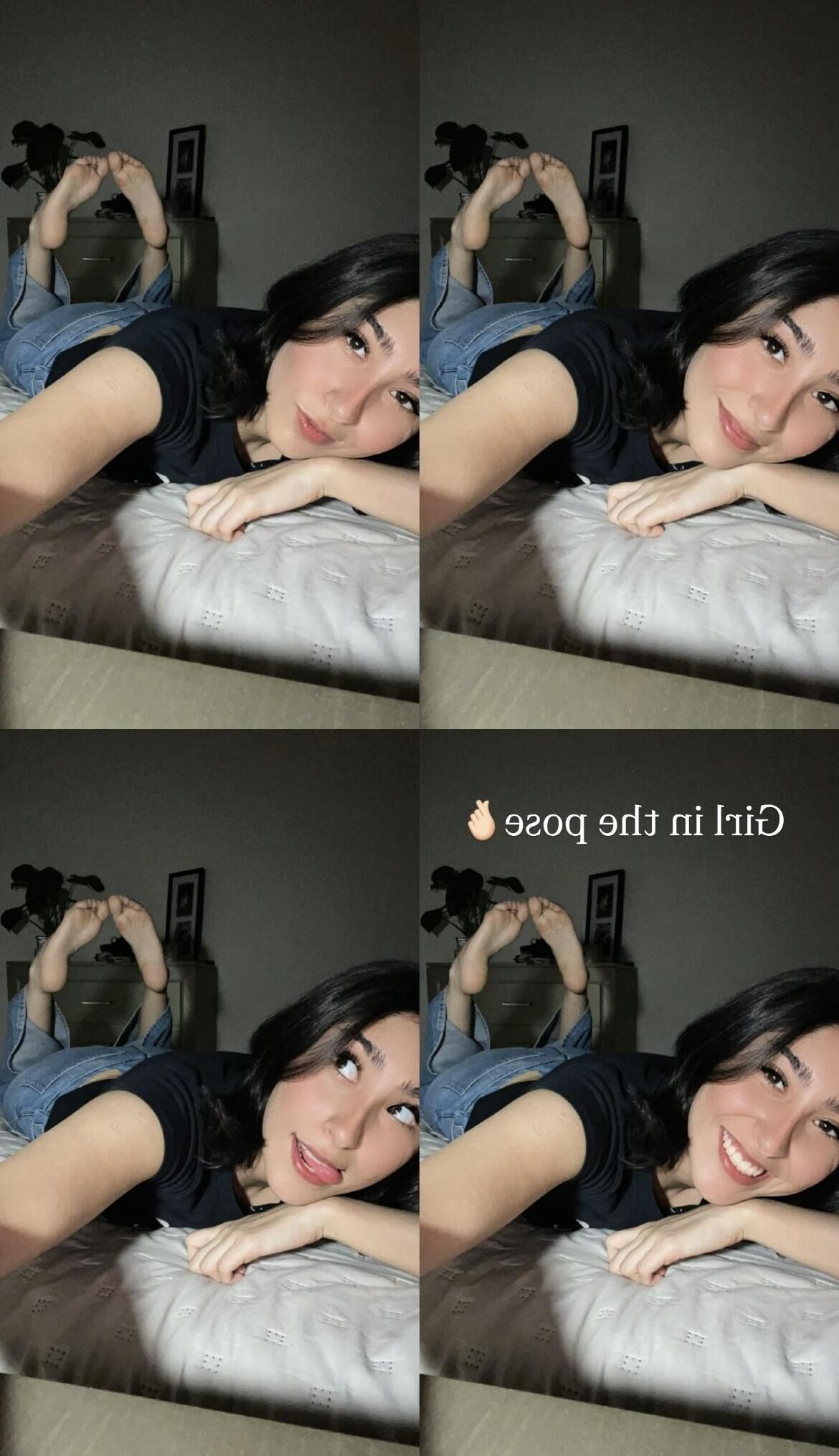 Beautiful latina teen feet