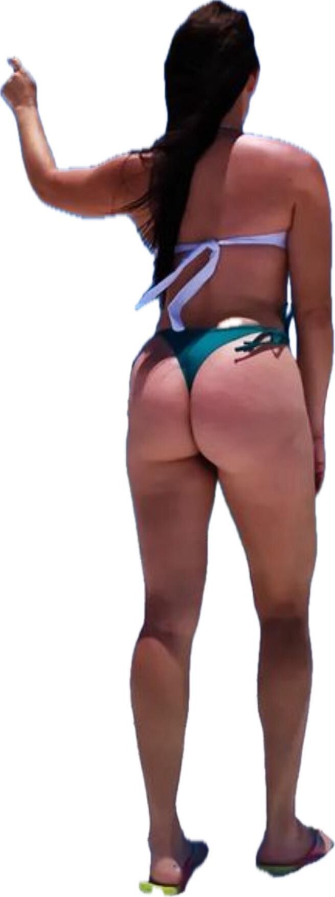 Latina Cute Big Butt Stickers 
