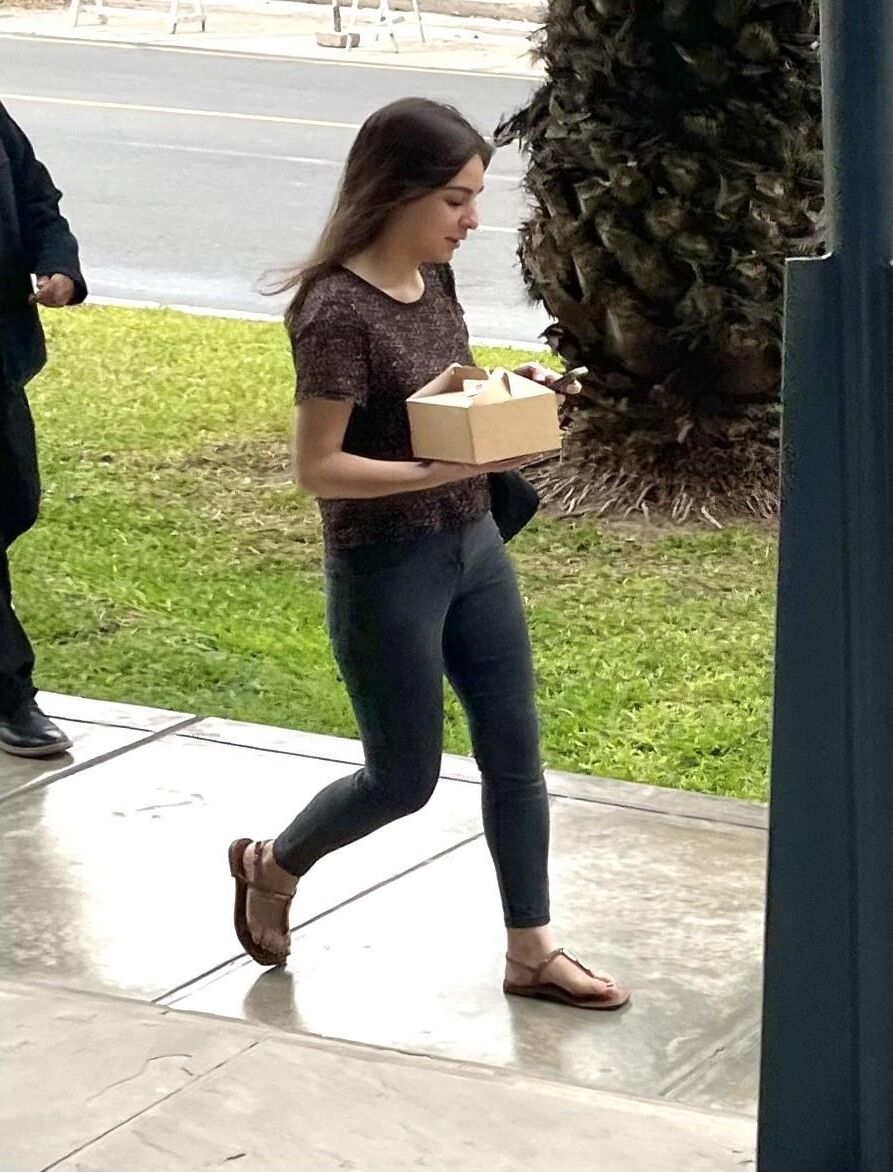 Latina Candid Feet