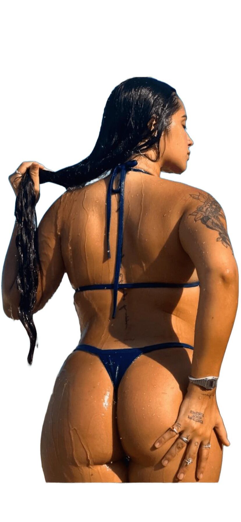 Latina Cute Big Butt Stickers 