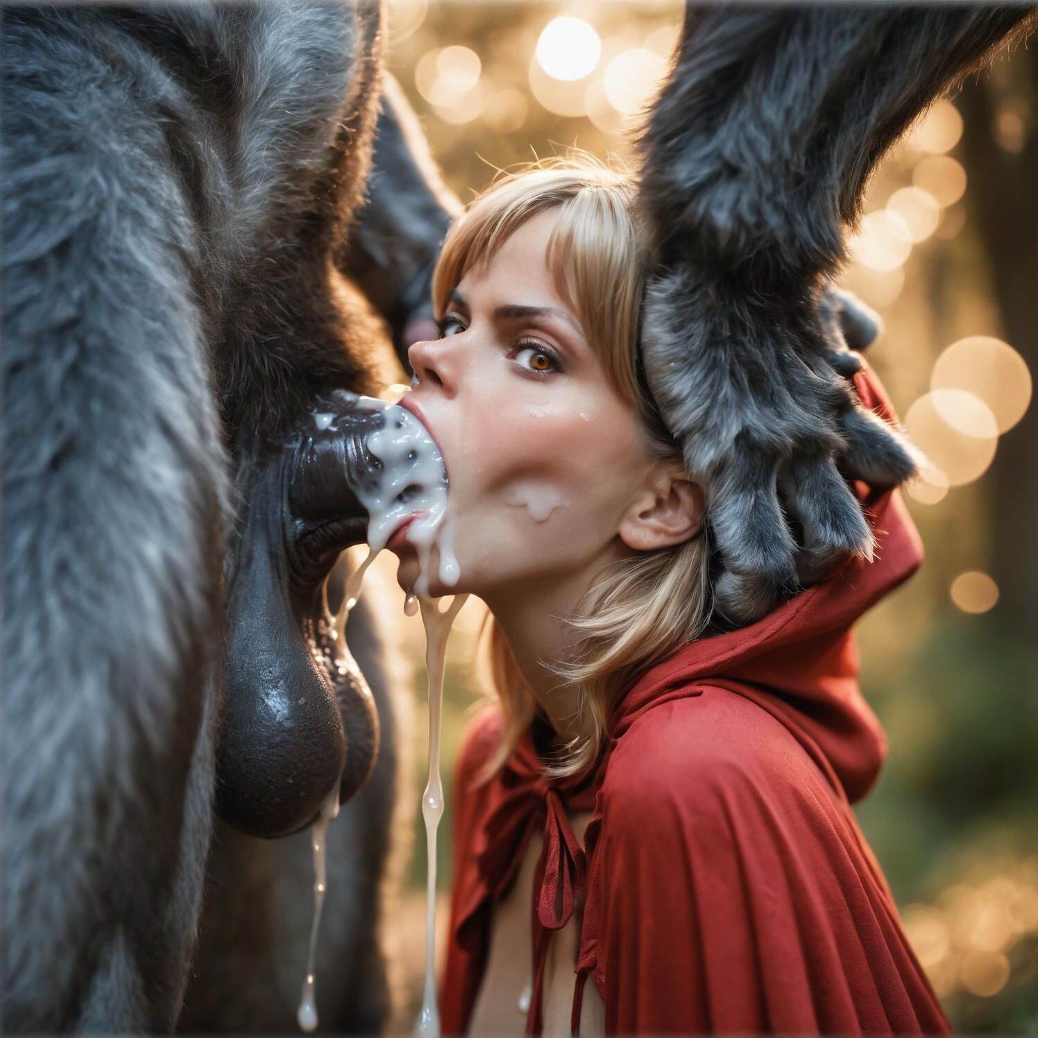 AI images by Neobutra # : Little Red Riding Hood, part 