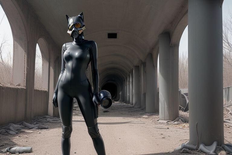 KI erzeugte dystopische Zukunft: Schwere Gummi -Dekontamination
