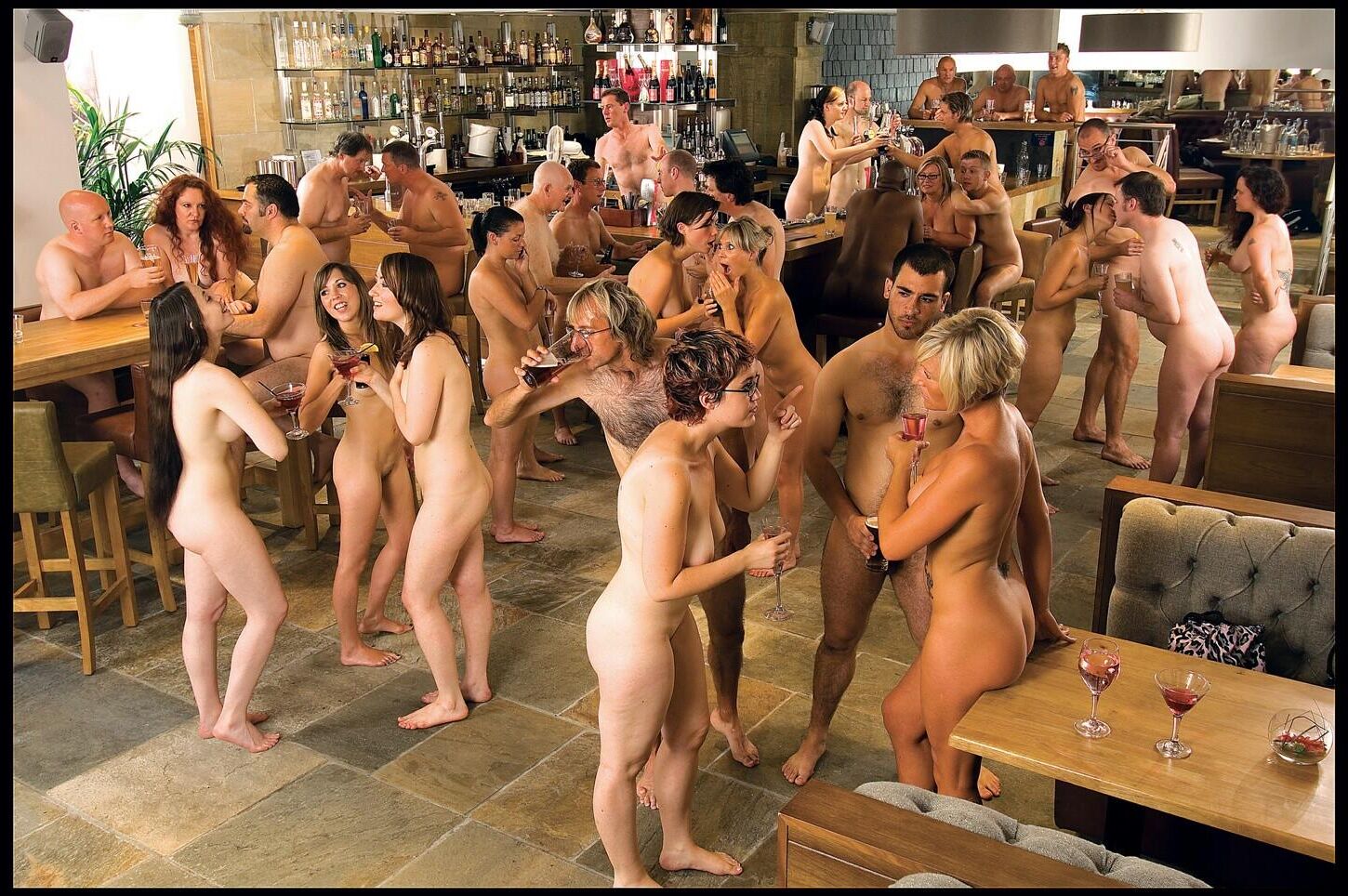 Naked Group Charity Calendars: nipple slips and outtakes