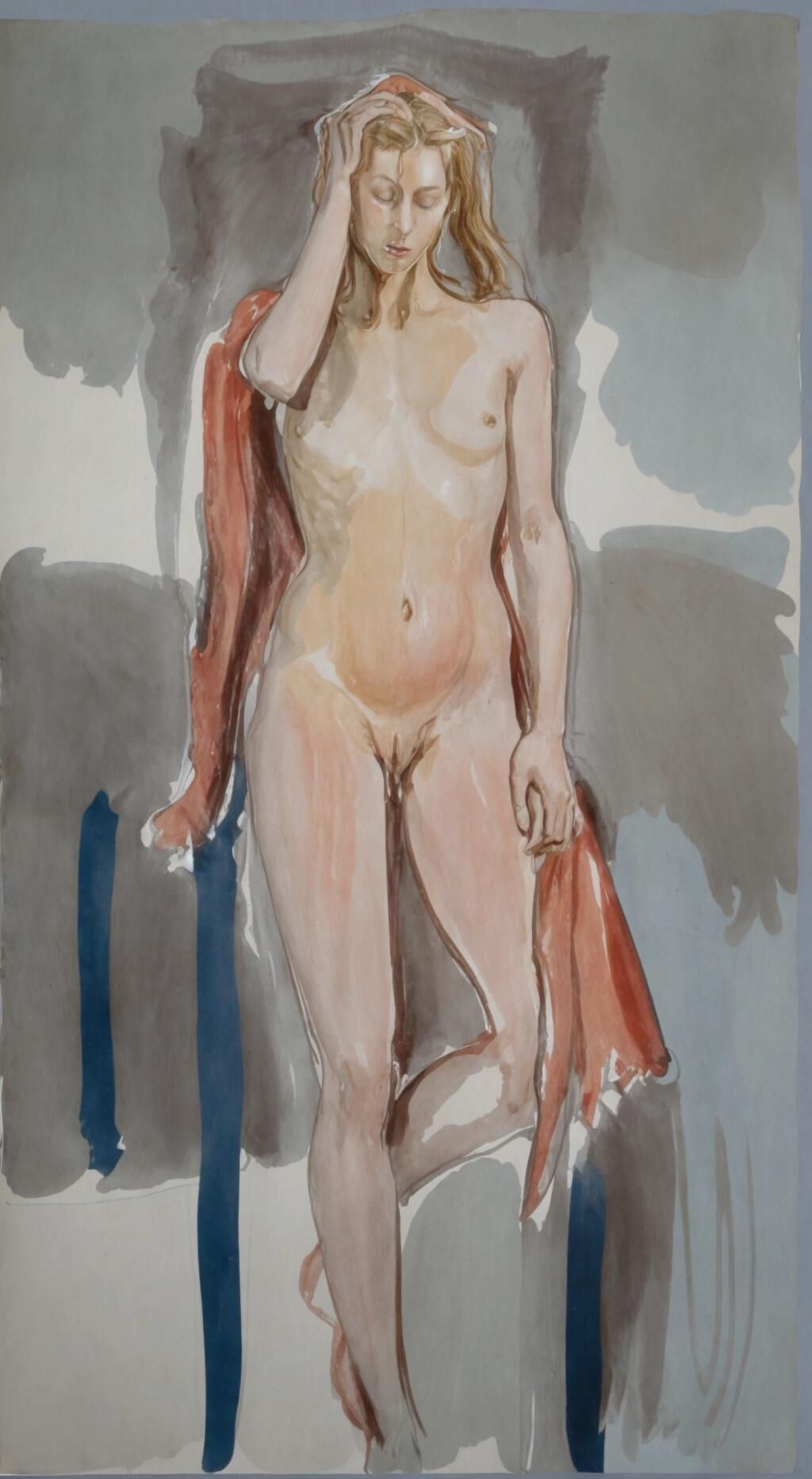 Expressionistic sensual nude paintings