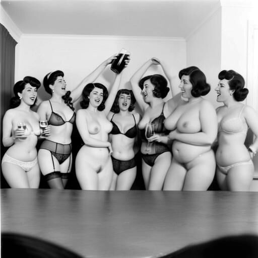 Die seltsamere KI erzeugte Vintage -Partyfotos