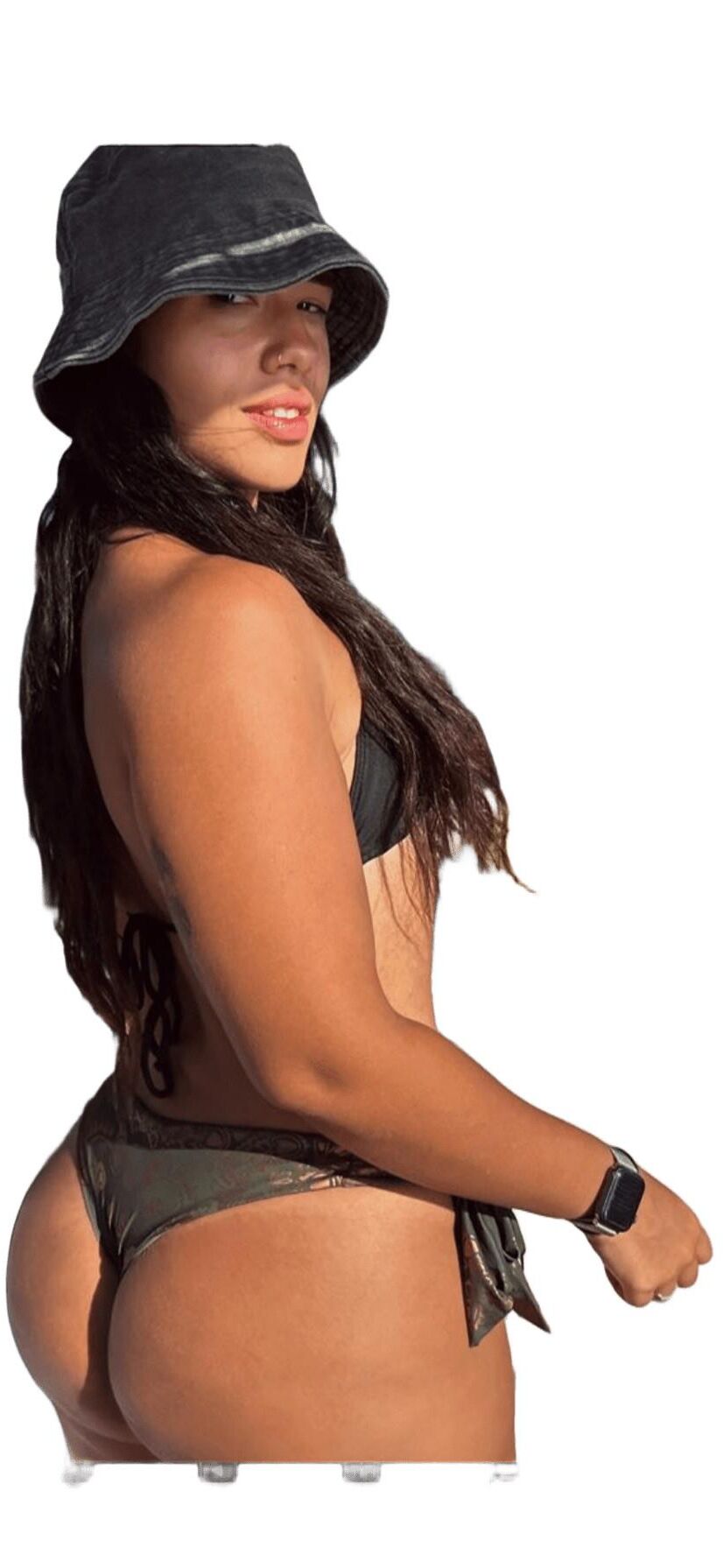 Latina Cute Big Butt Stickers 
