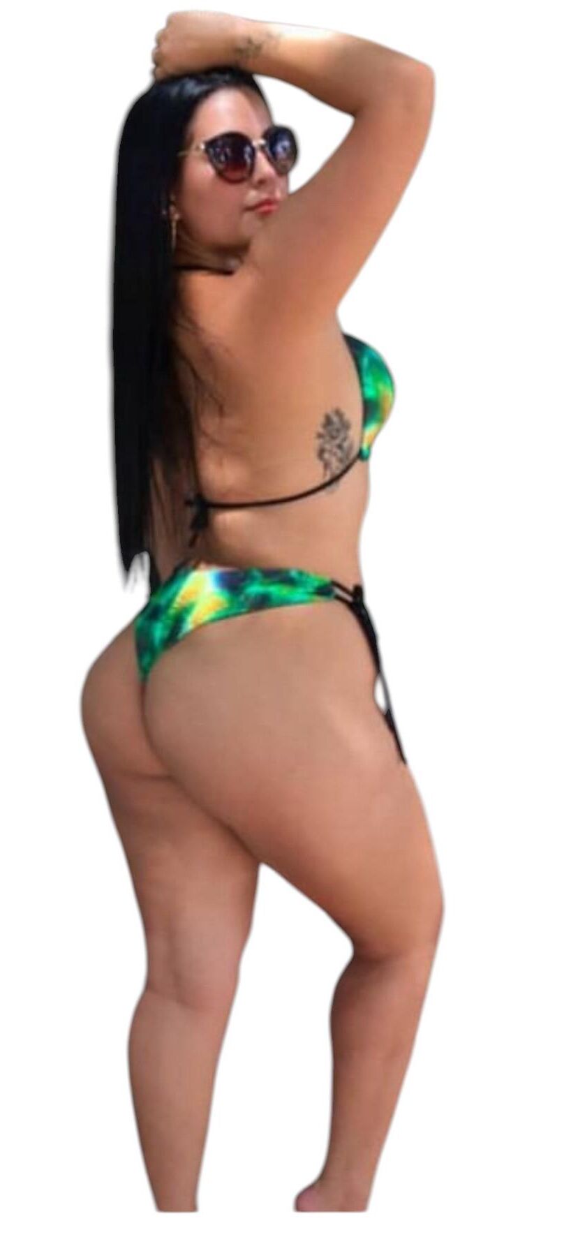 Latina Cute Big Butt Stickers 