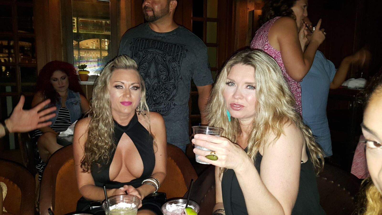 Downblouse und Blinken
