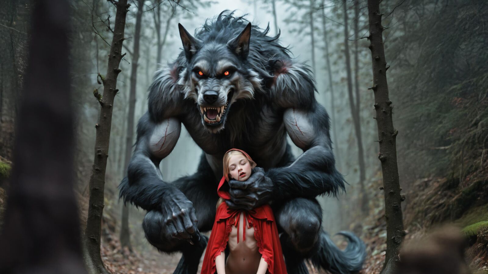 AI images by Neobutra # : Little Red Riding Hood, part 