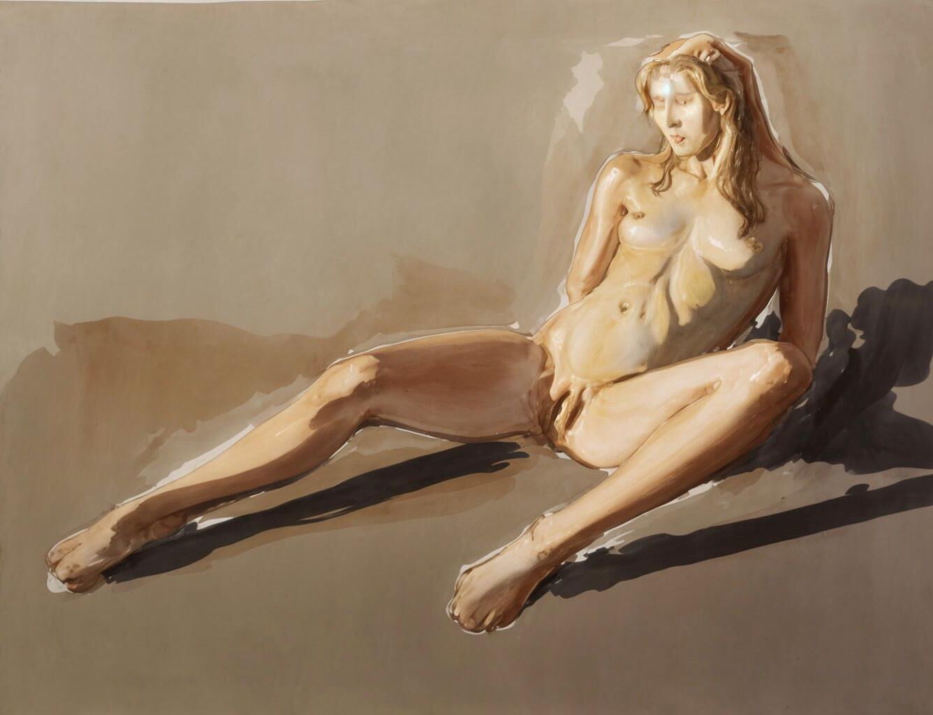 Expressionistic sensual nude paintings
