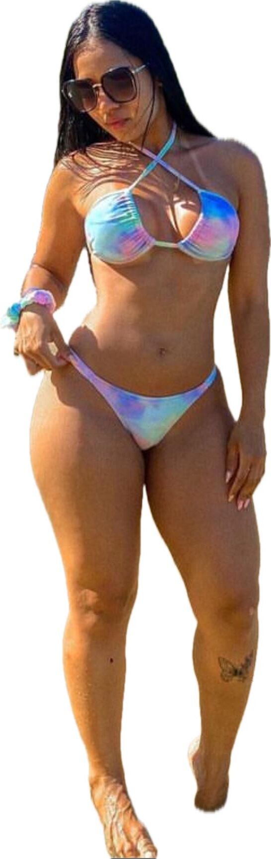 Latina Cute Big Butt Stickers 