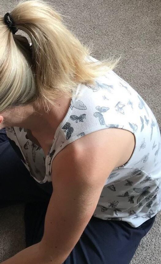 Downblouse und Blinken