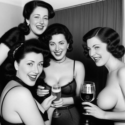 Die seltsamere KI erzeugte Vintage -Partyfotos
