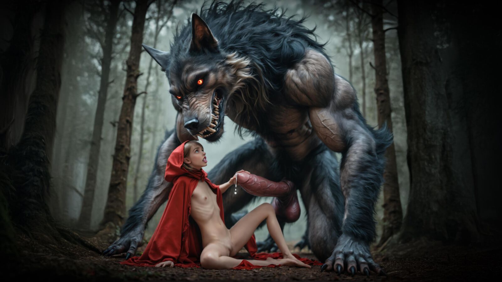 AI images by Neobutra # : Little Red Riding Hood, part 