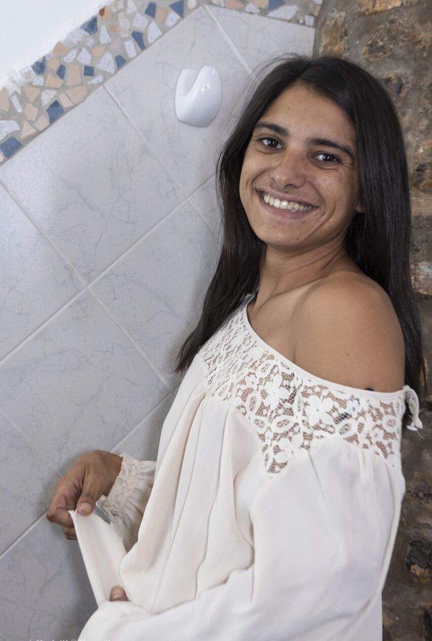 Cute latina teen with a hairy pussy and saggy tits karen h