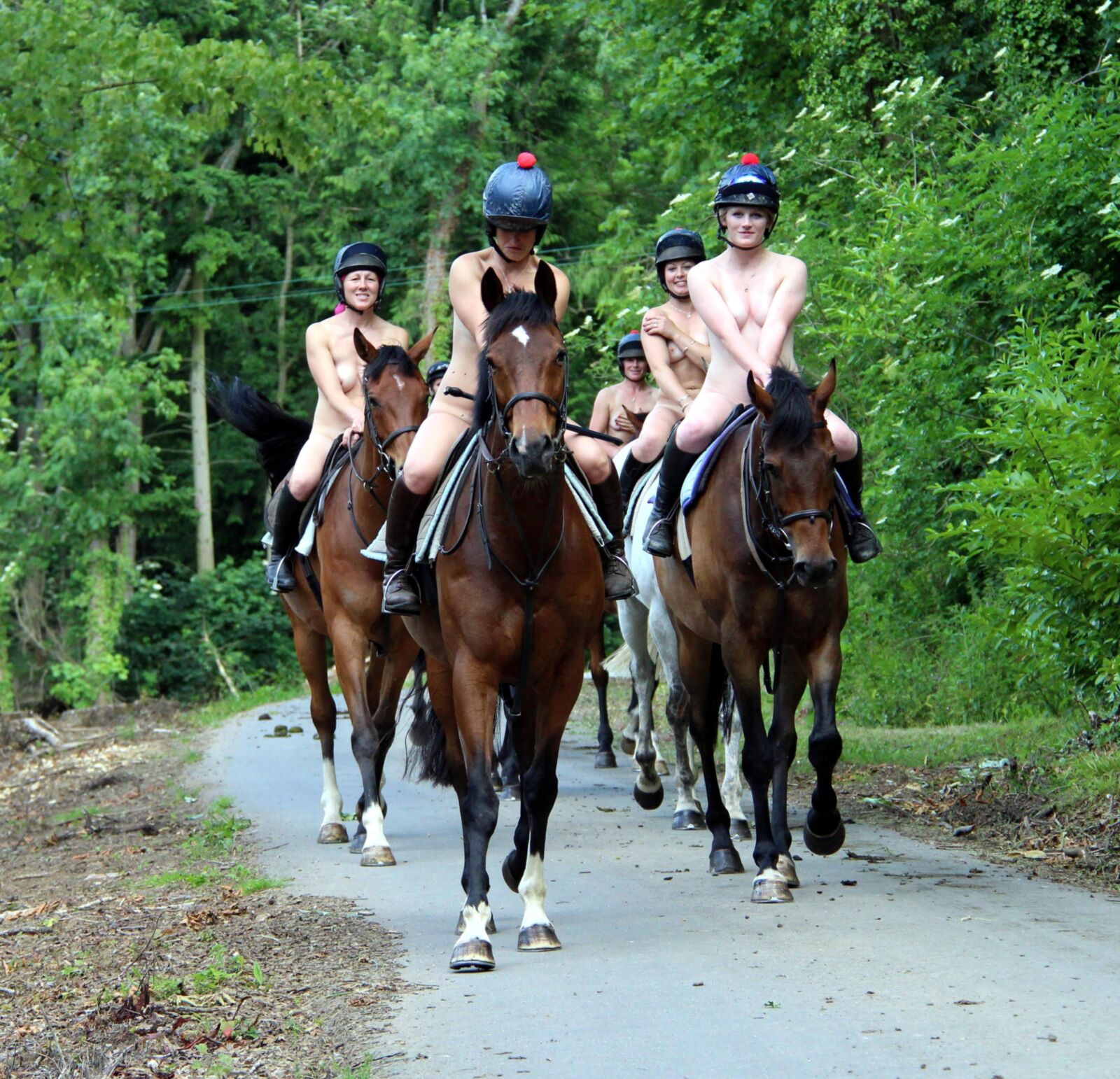 Naked Group Charity Calendars: nipple slips and outtakes