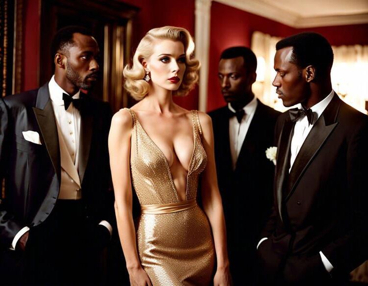 AI Hotwife Interracial Parties Bilder aus den S, S und s.