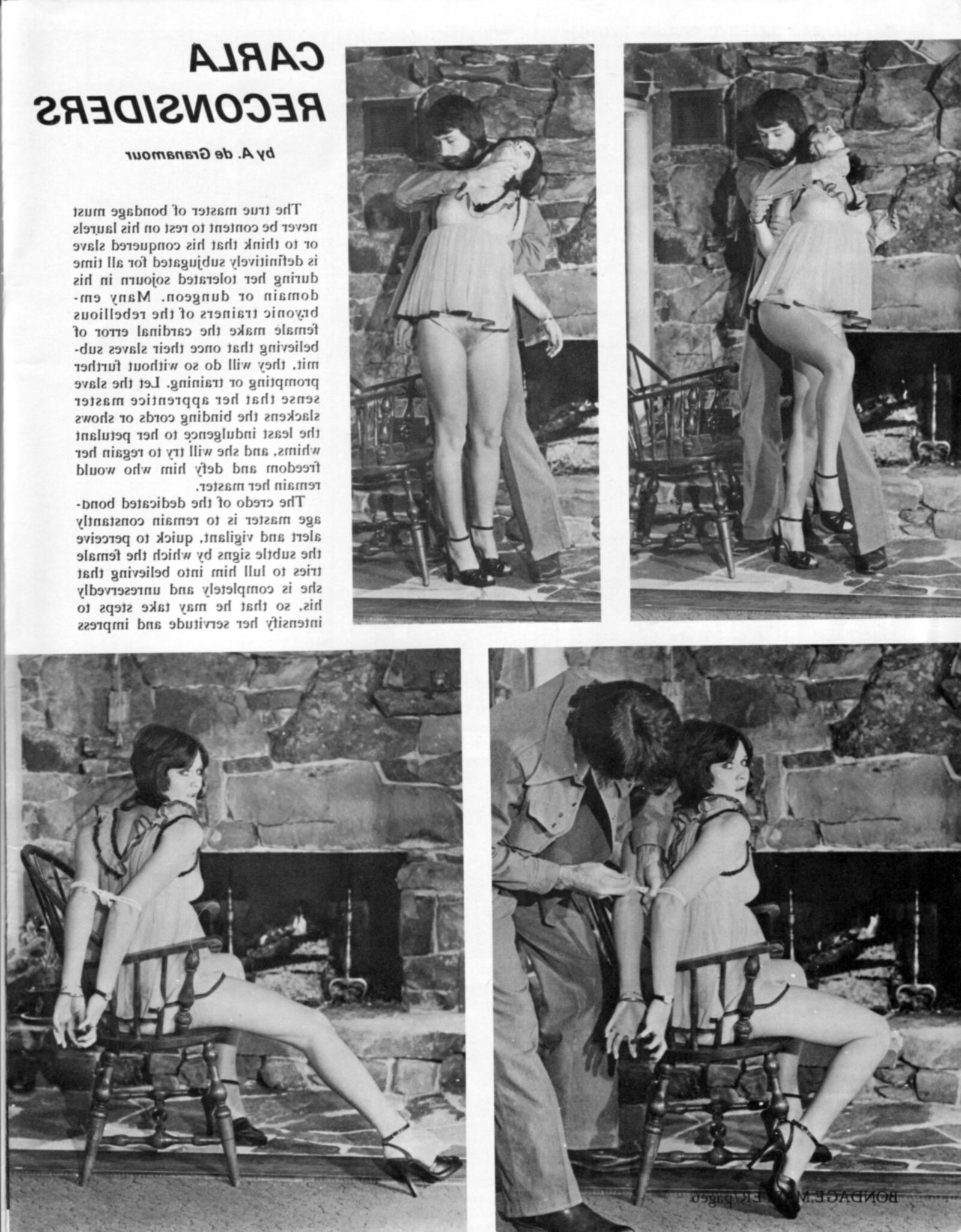Vintage bondage magazine Bondage Master 