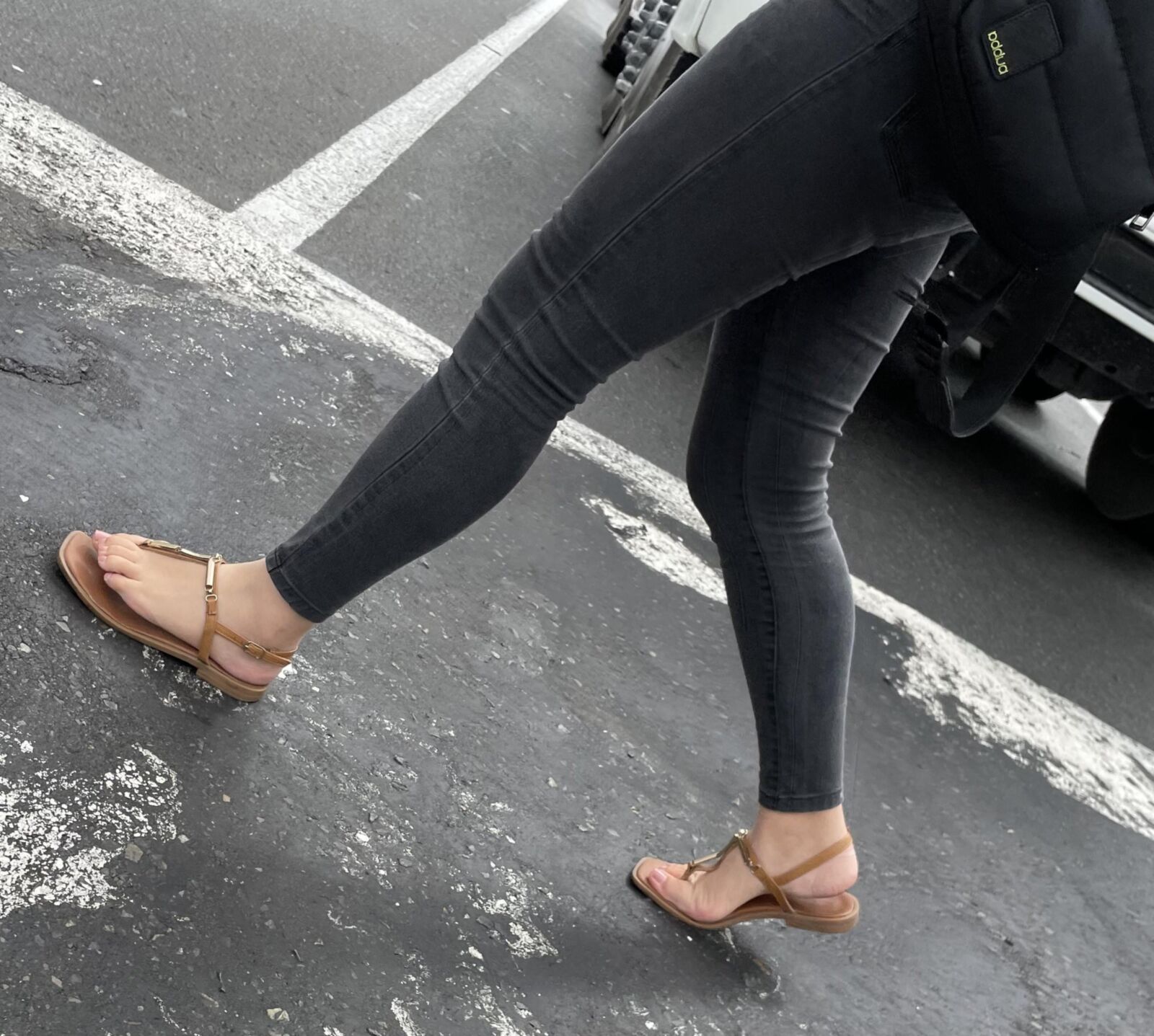 Latina Candid Feet