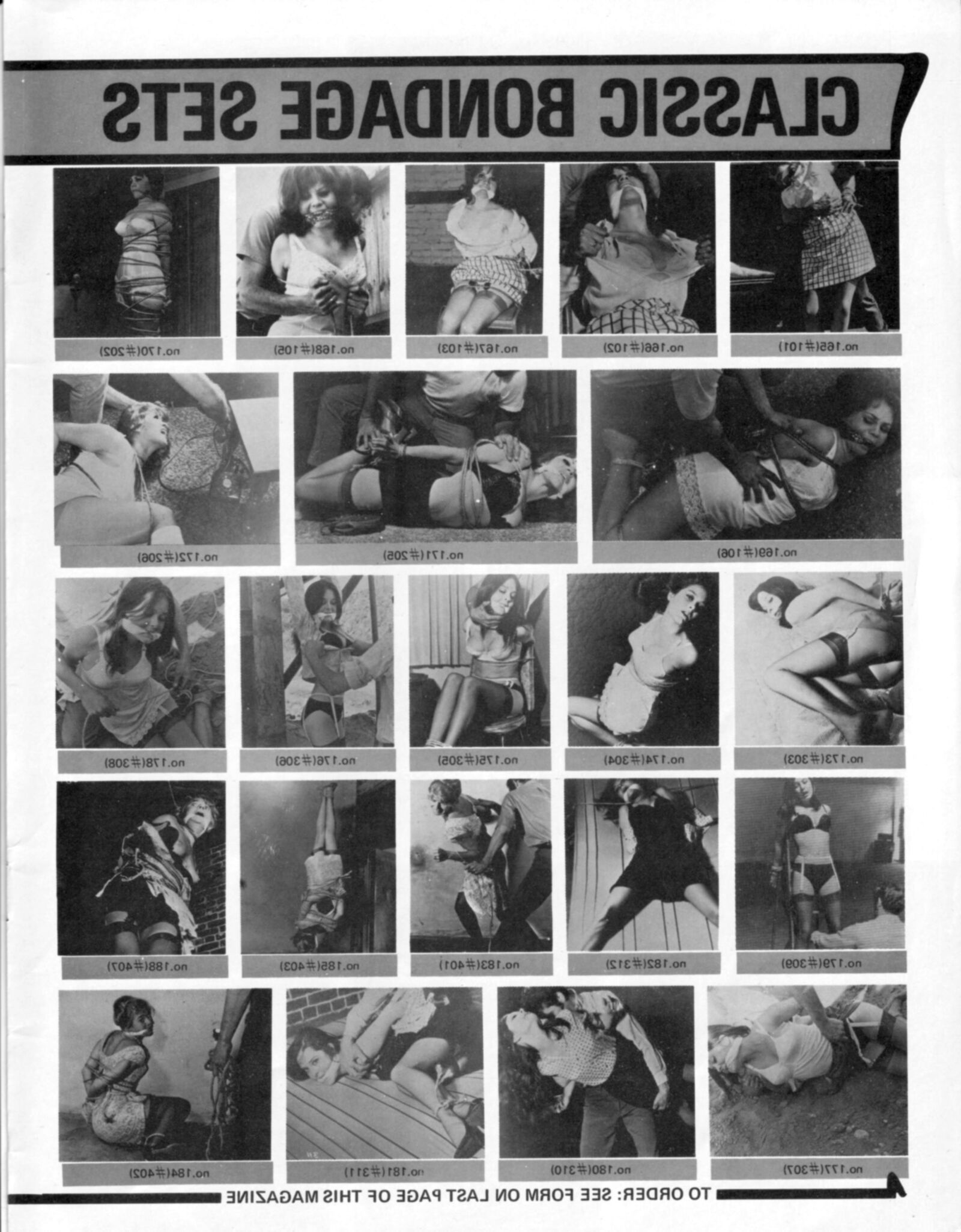 Vintage bondage magazine Bondage Master 