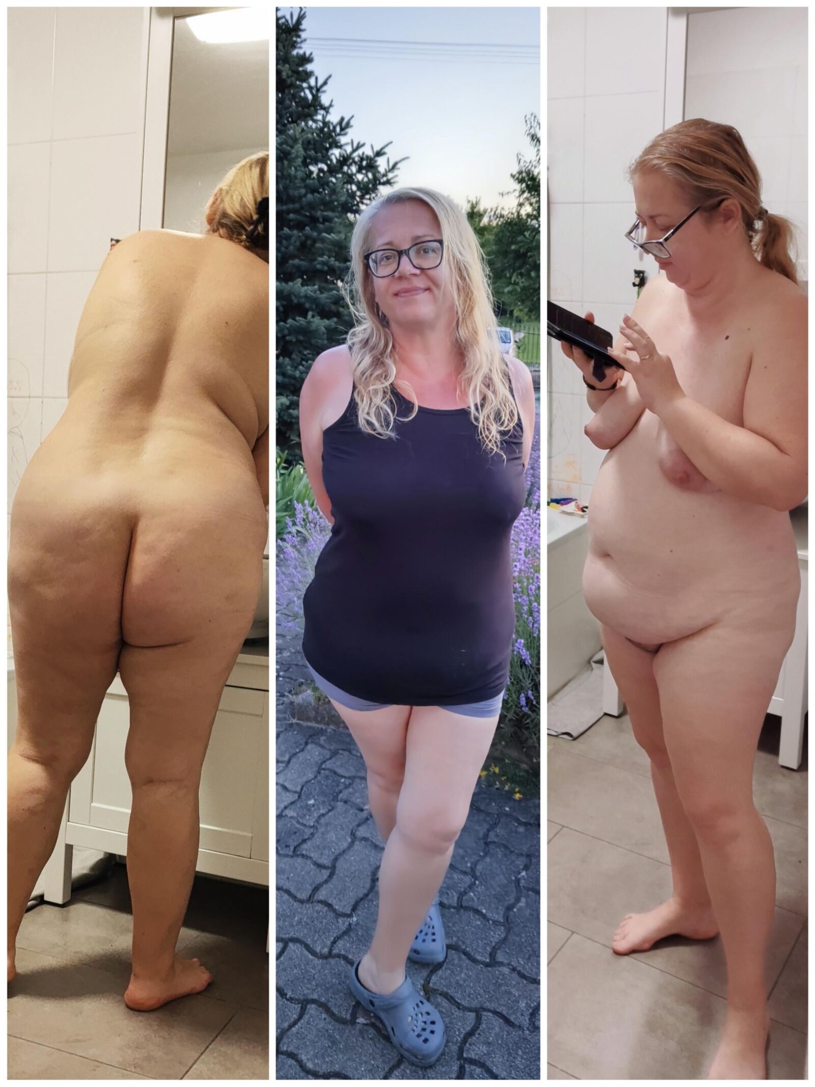 Nicht bewusstes BBW -Frau