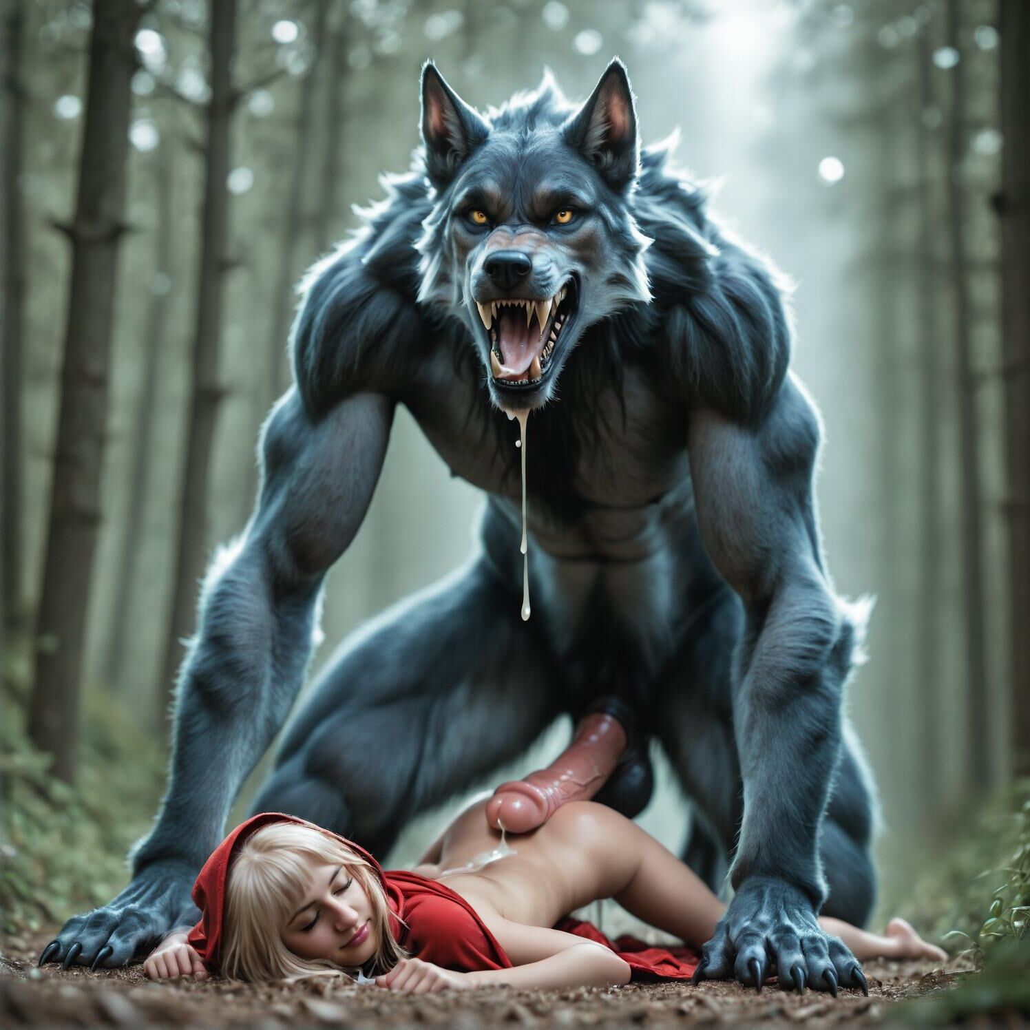 AI images by Neobutra # : Little Red Riding Hood, part 