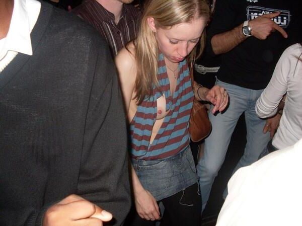 Downblouse und Blinken