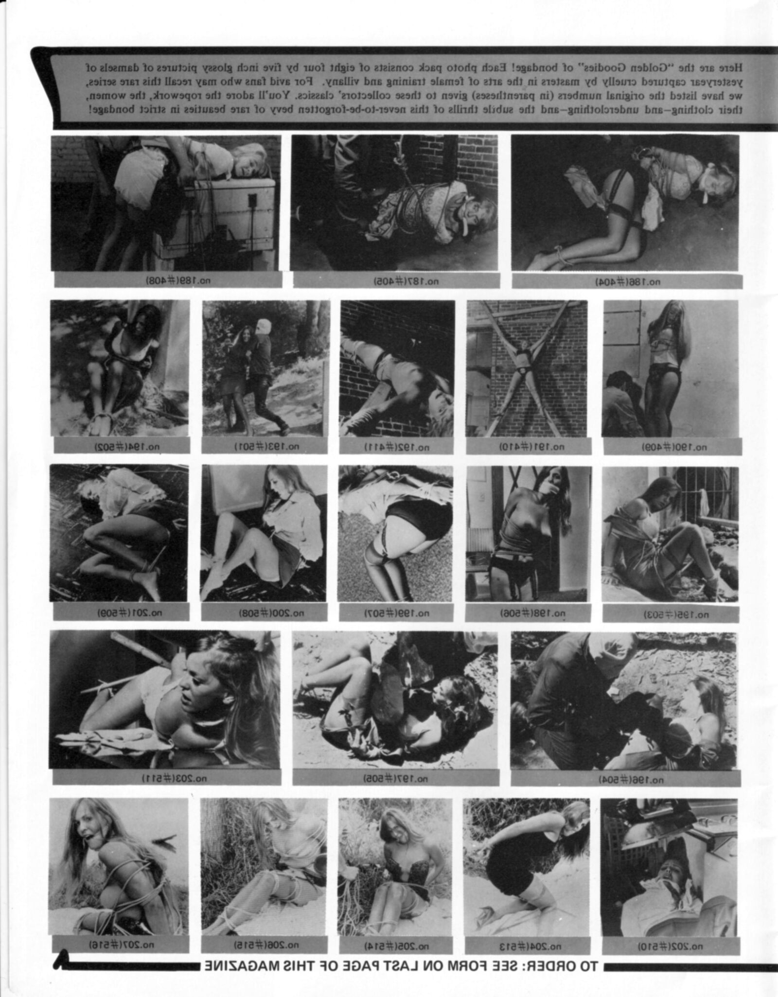 Vintage bondage magazine Bondage Master 