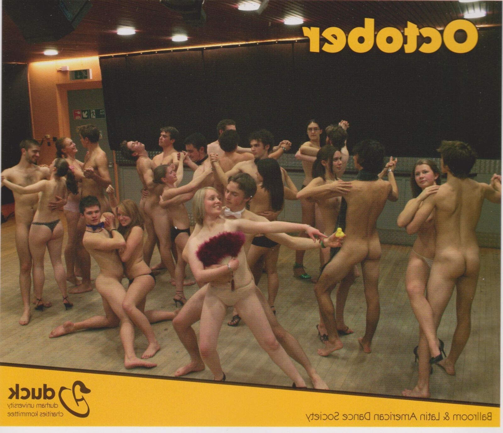Naked Group Charity Calendars: nipple slips and outtakes