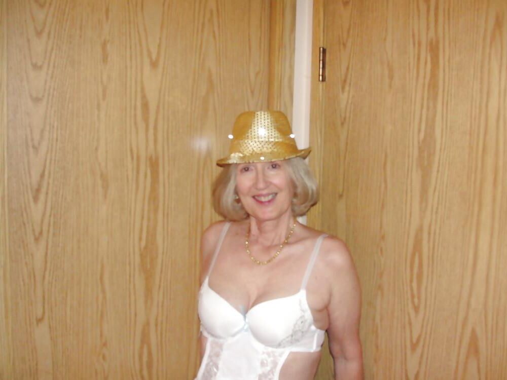 Blonde granny Sue from Canada