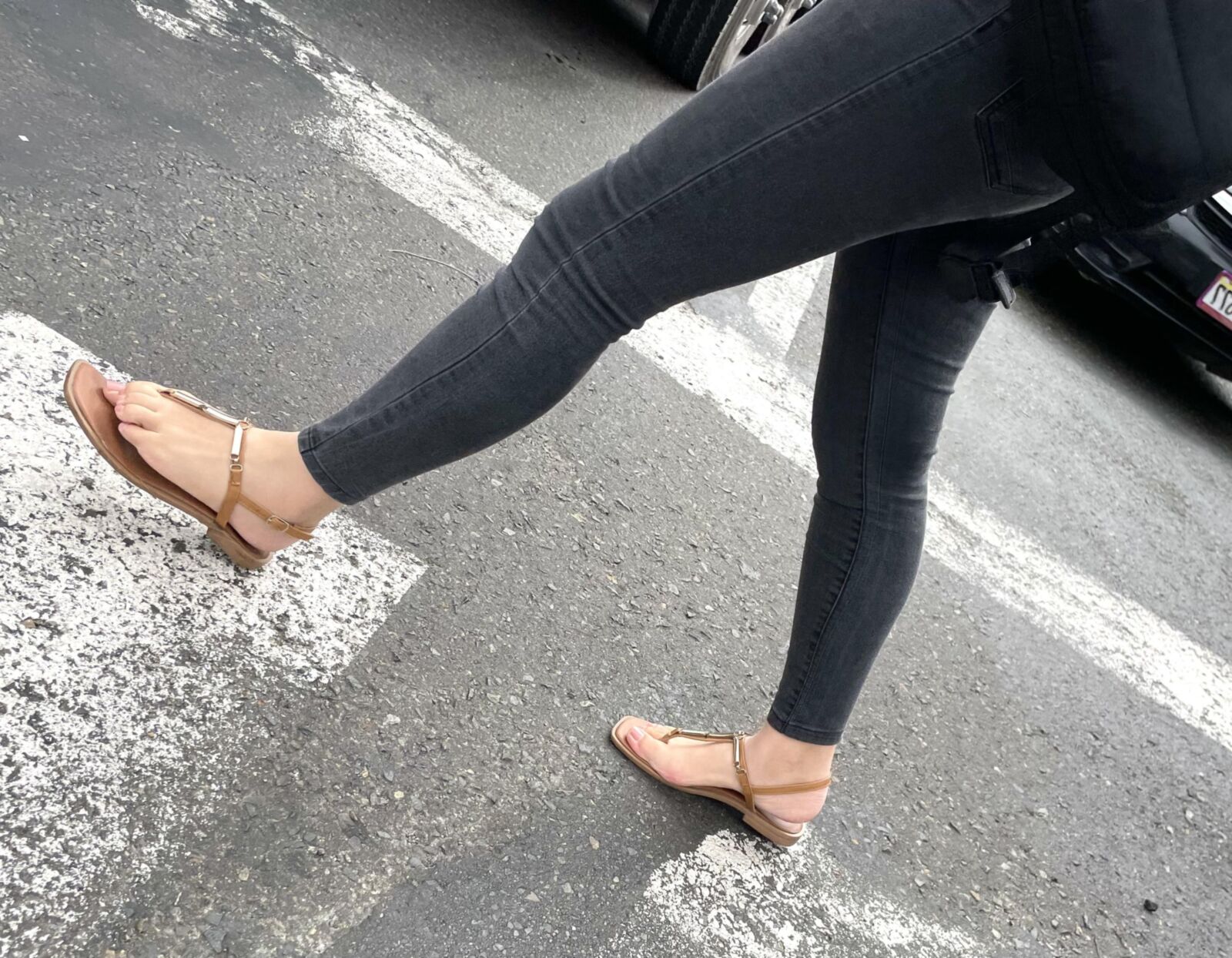 Latina Candid Feet