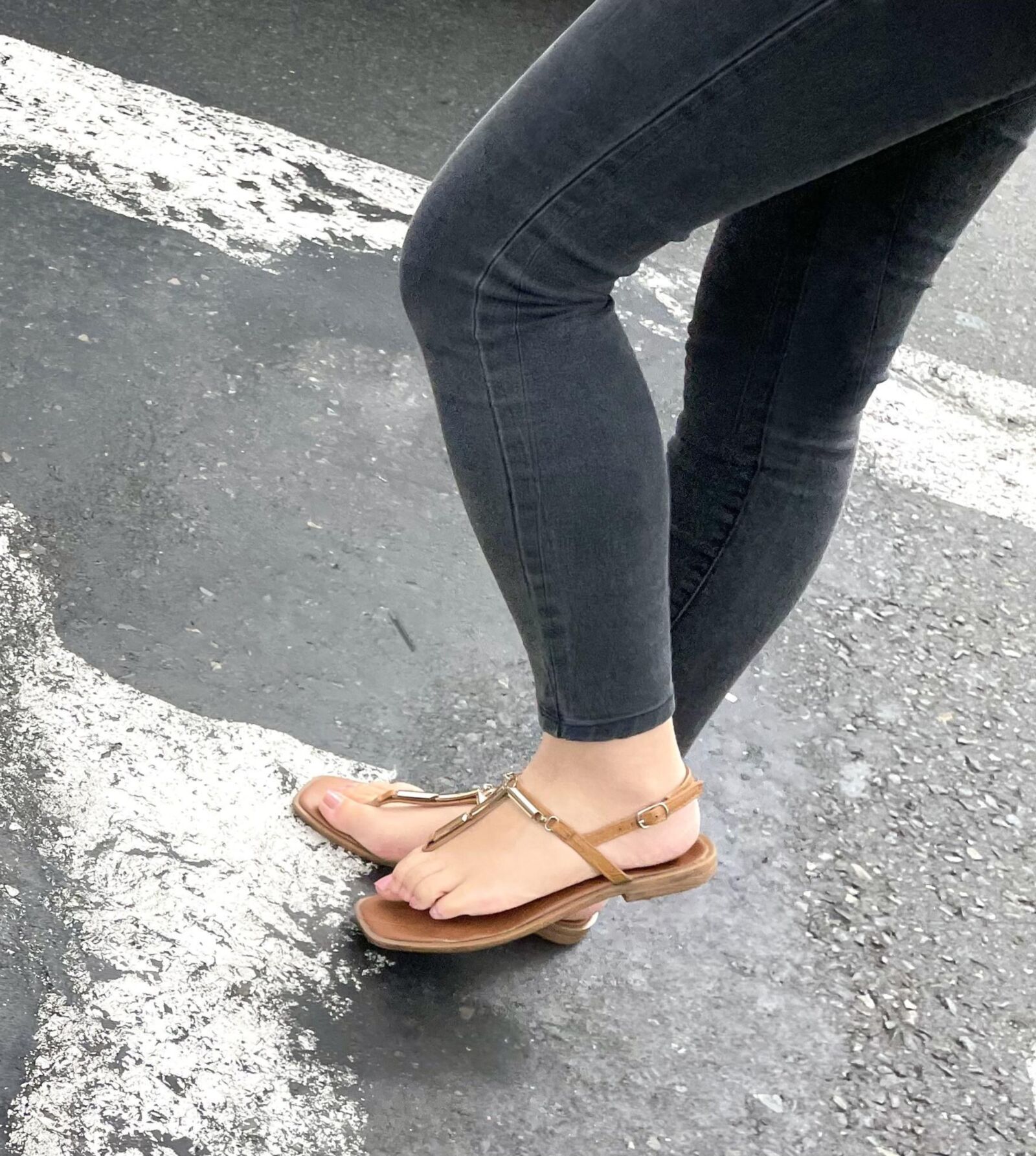 Latina Candid Feet