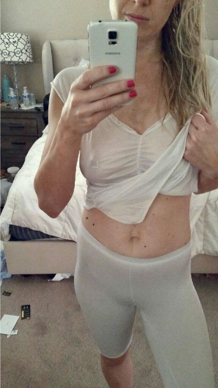 Echte mormonische blonde Frau