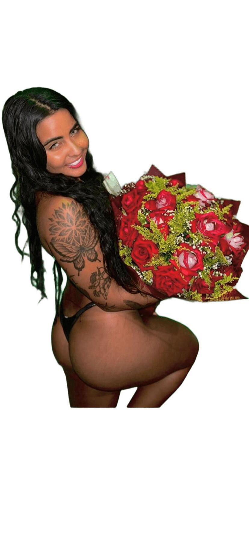 Latina Cute Big Butt Stickers 