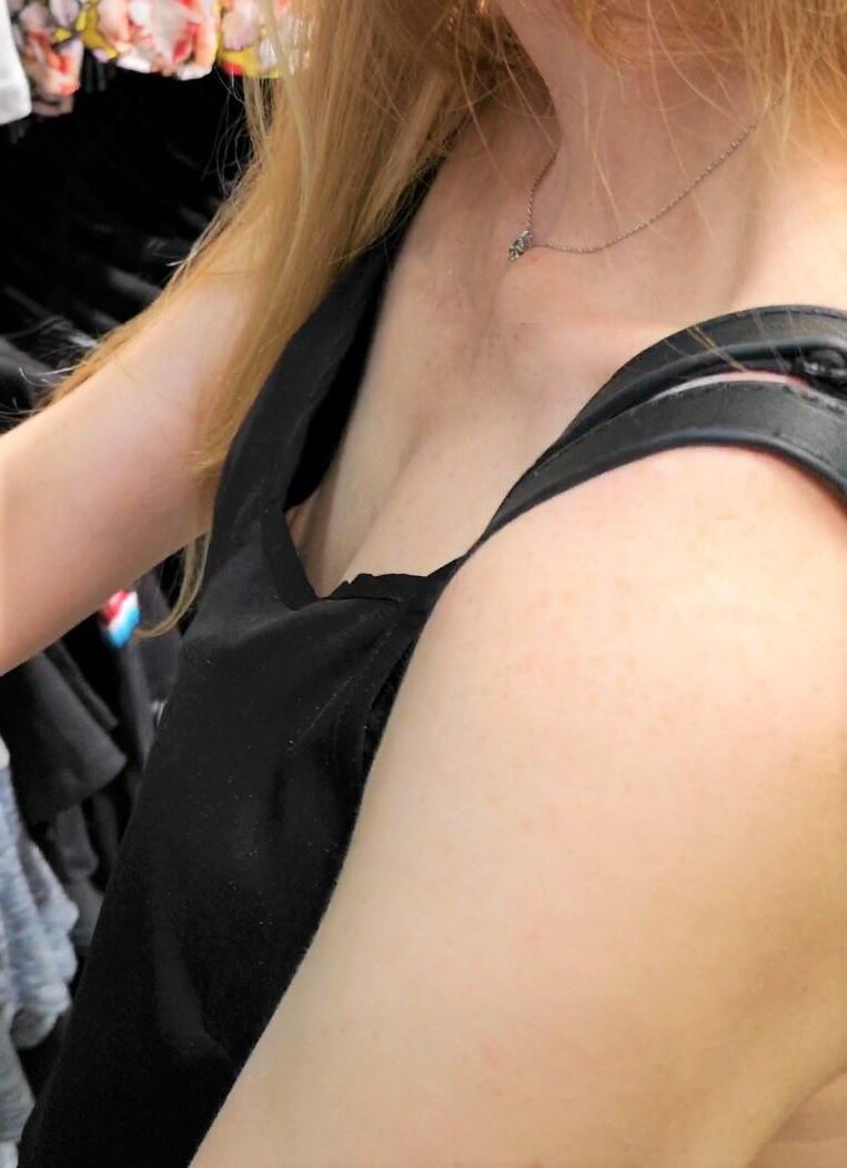 Downblouse und Blinken