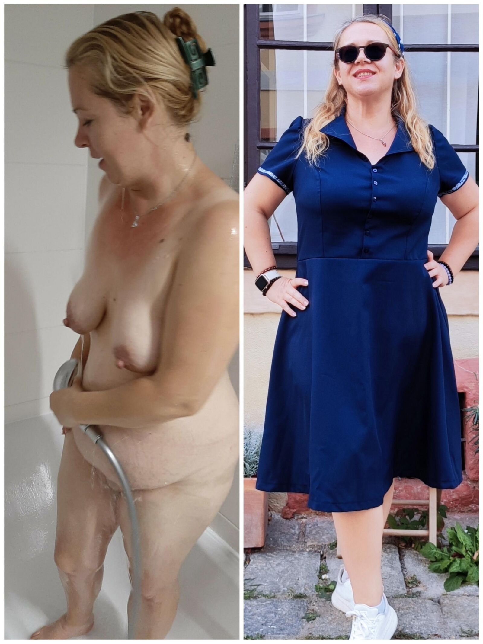 Nicht bewusstes BBW -Frau