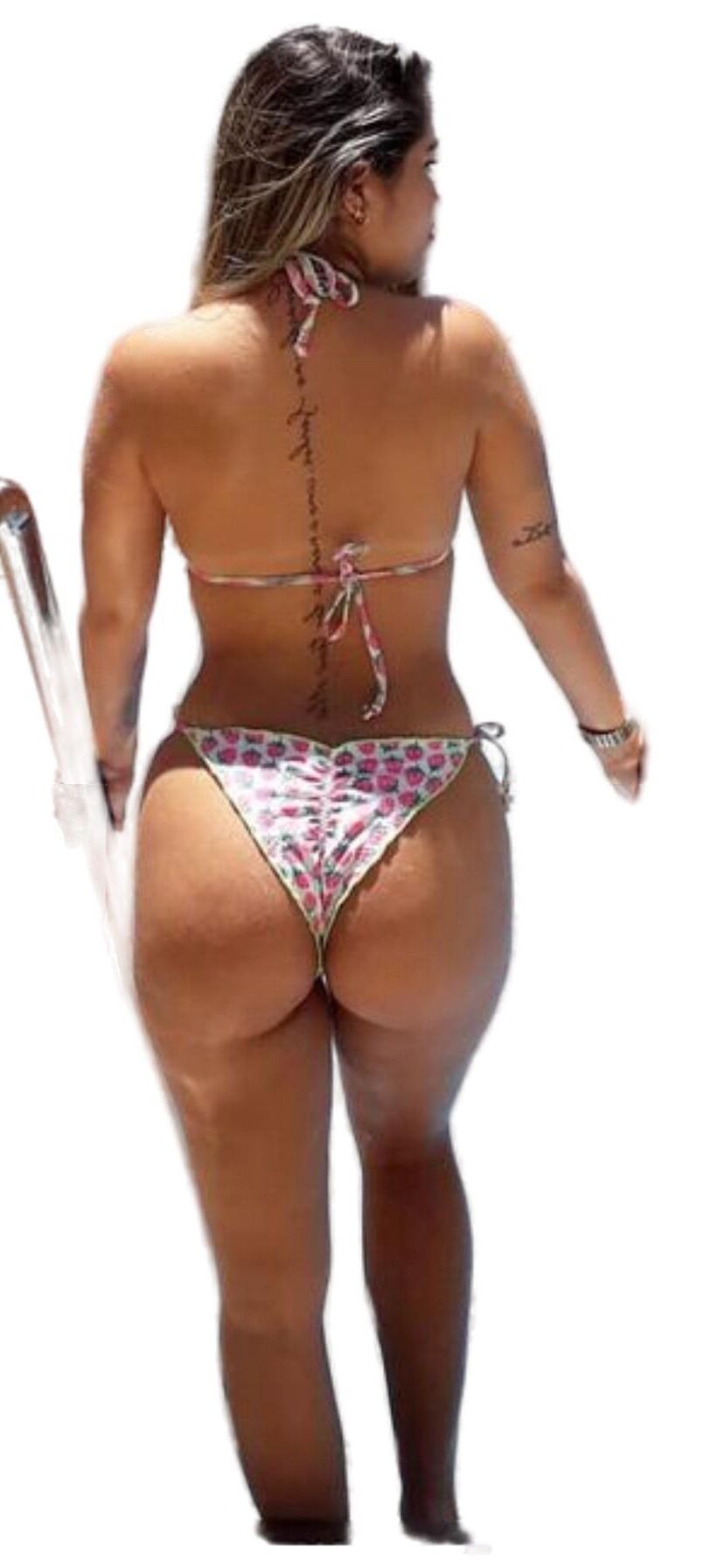 Latina Cute Big Butt Stickers 