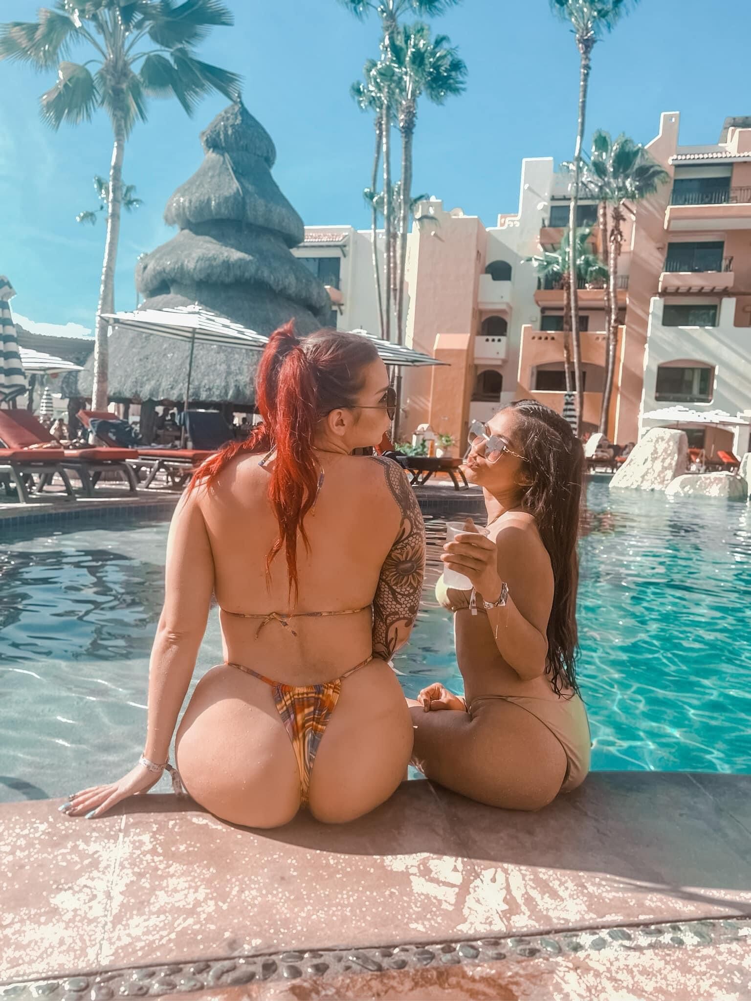 Hannah Big Ass Curvy Beauty Brunette Girl Mixed hot Shots