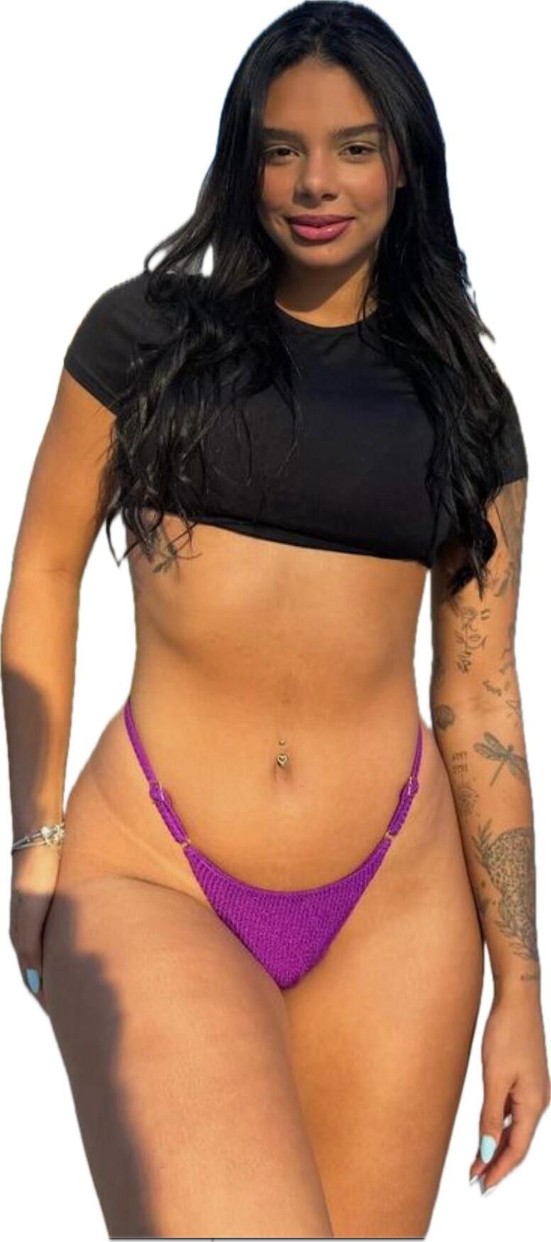 Latina Cute Big Butt Stickers 