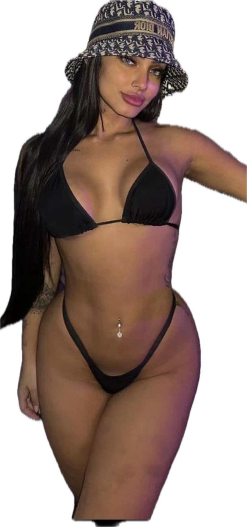 Latina Cute Big Butt Stickers 