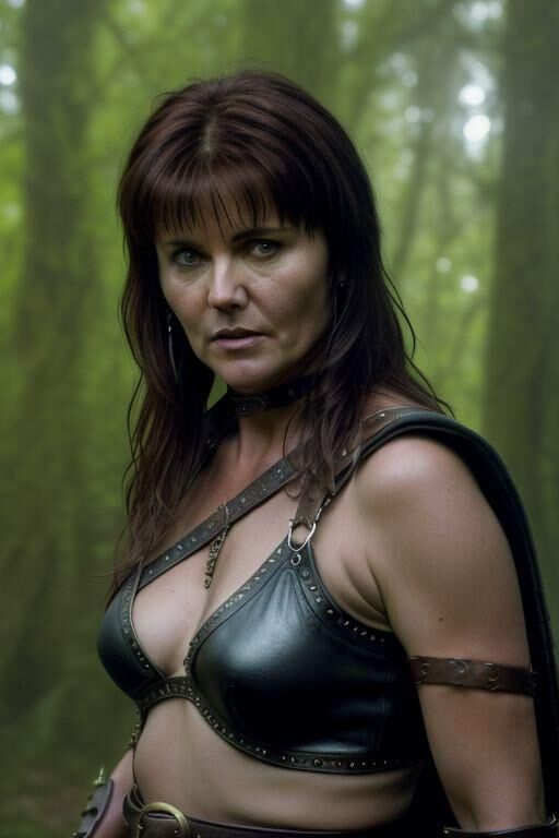 Lucy als Xena