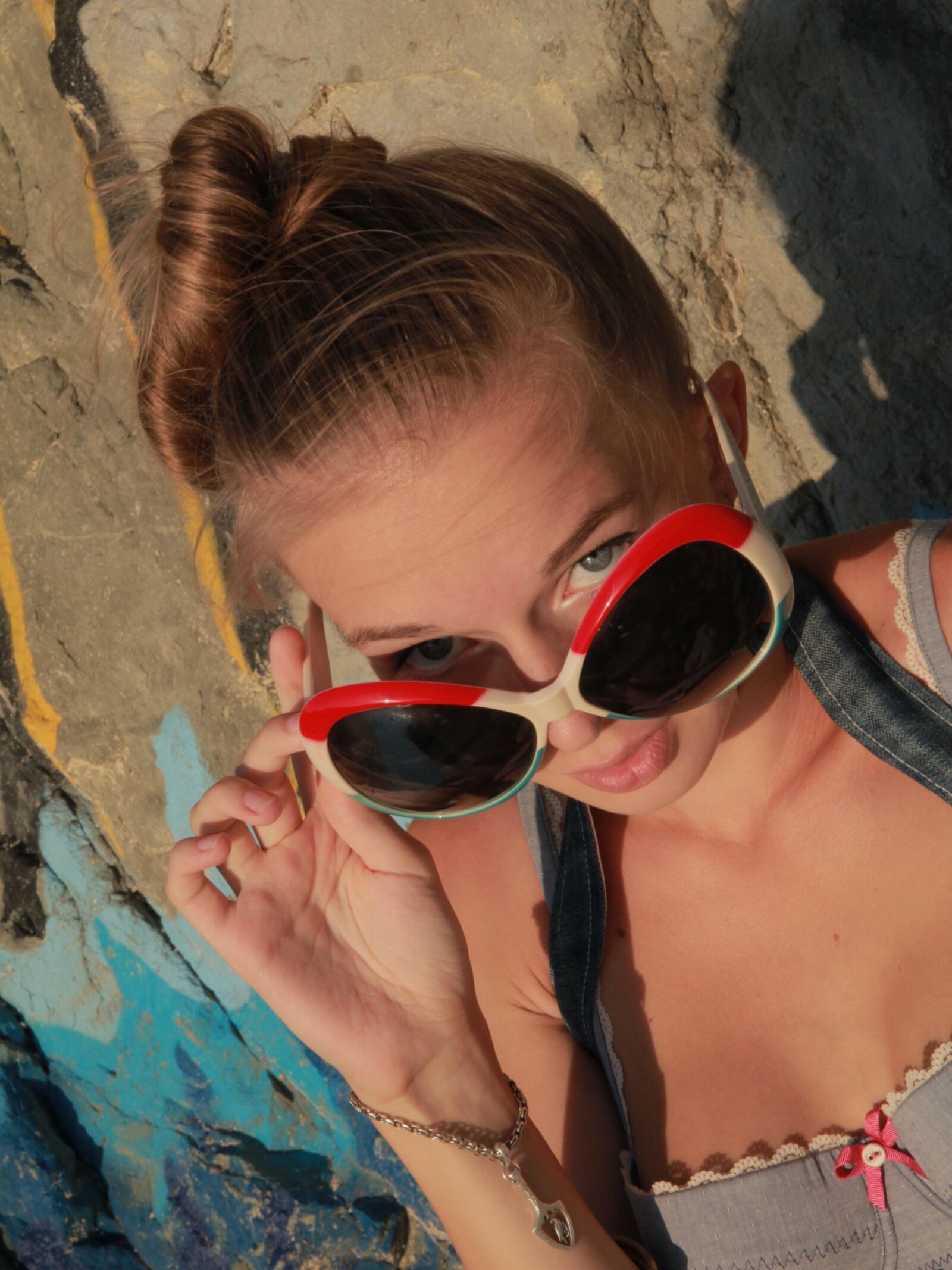 Jovem Nanna Nudist Cute Exhibicionista