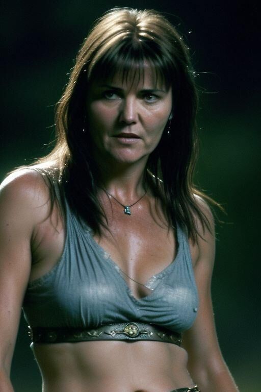 Lucy als Xena