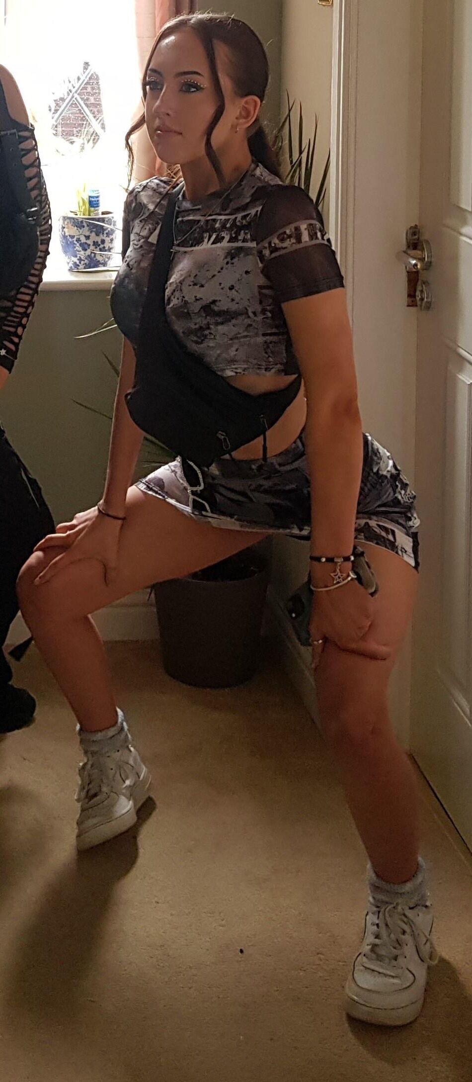 Miah Pierced Tight British Chav Teen Slut sexualised!